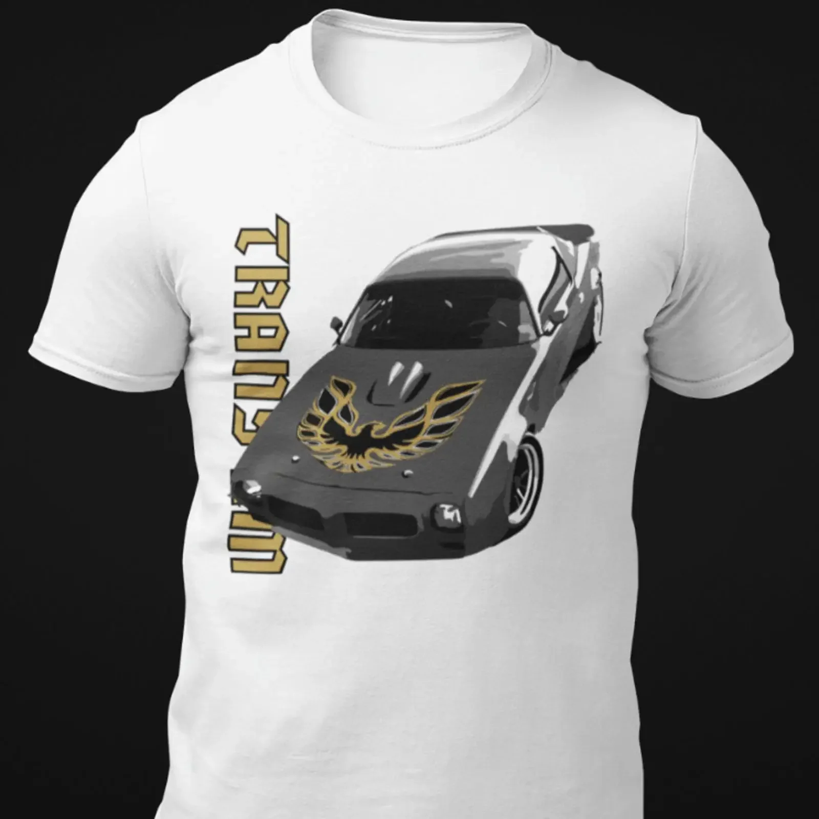 Firebird Trans Am Retro Car  T Shirt vintage Washed fashion Slightly homme Soft Stylish Versatile Comfortable Unisex streetwear