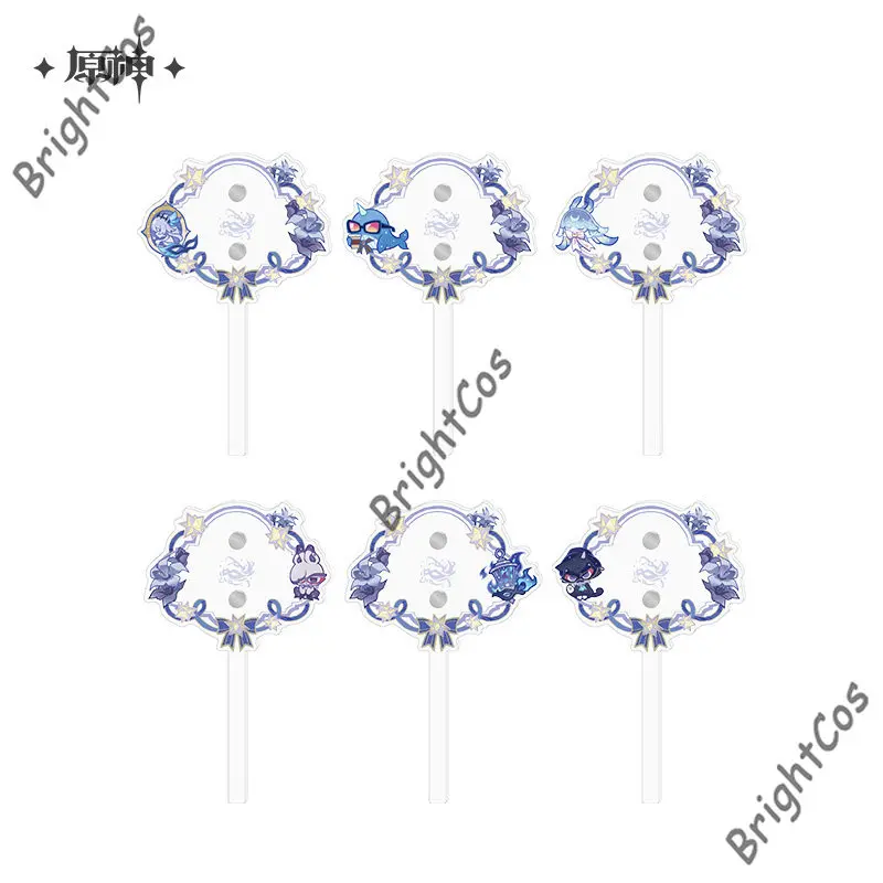 

[Официальный товар] Genshin Impact FES 2026, значок с персонажем, палка для дисплея Skirk Tartaglia Columbina Arlecchino Flins