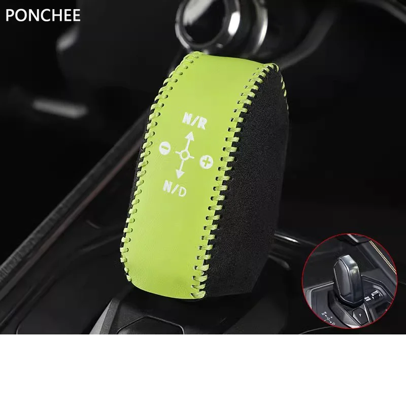 

For Lynk&Co 01 2021-2025 Car Gearshift Cover Leather Interior Protective Cover Wear and Dirt Resistant Automobile Supplies