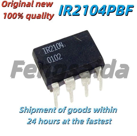 5PCS Brand new original bridge driver - external switch IR2104 DIP-8 plug-in IR2104PBF IR2121