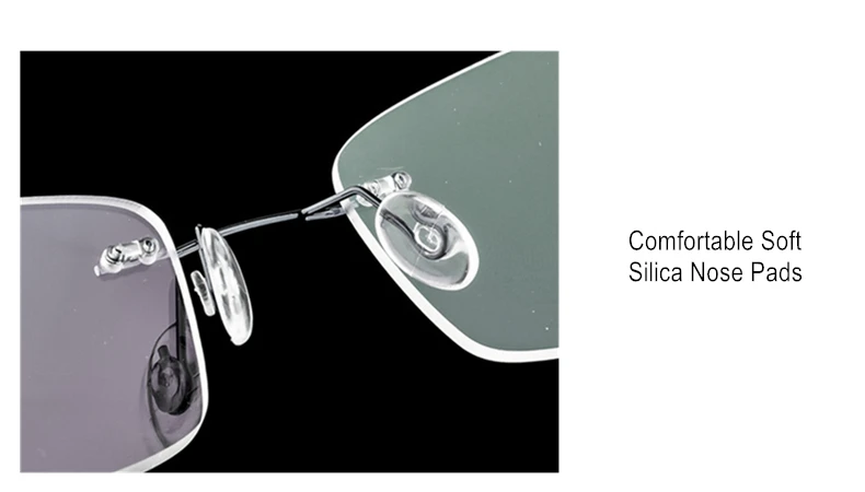 Randlose Kurzsichtigkeitsbrille Rezept -0,5 bis -8,0 Männer Frauen Titanlegierung Framless Kurzsichtige Brille Index 1,61 1,67 F082 – Detail 16
