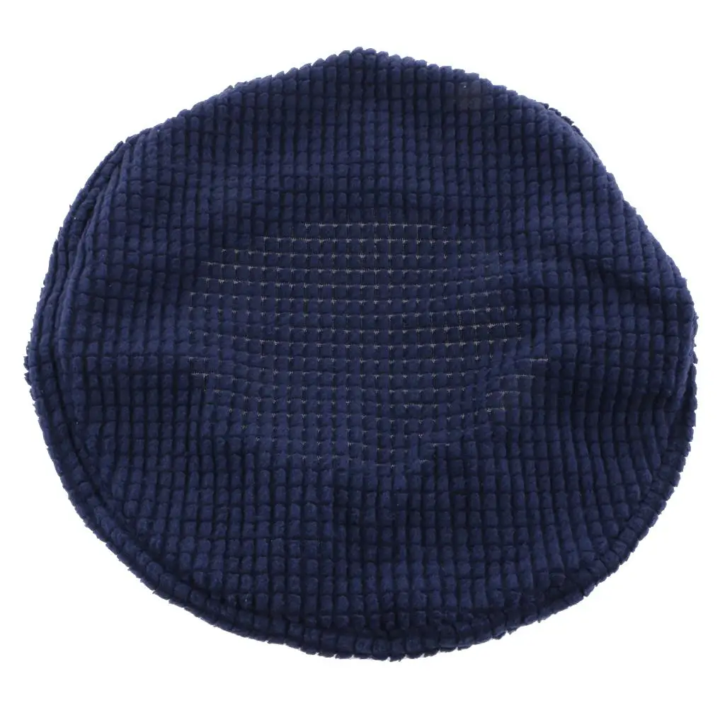 Durable Polyester Round Bar Stool Seat Cover Slip Resistant Chair Cushion for Kitchen Dining Chair Protection