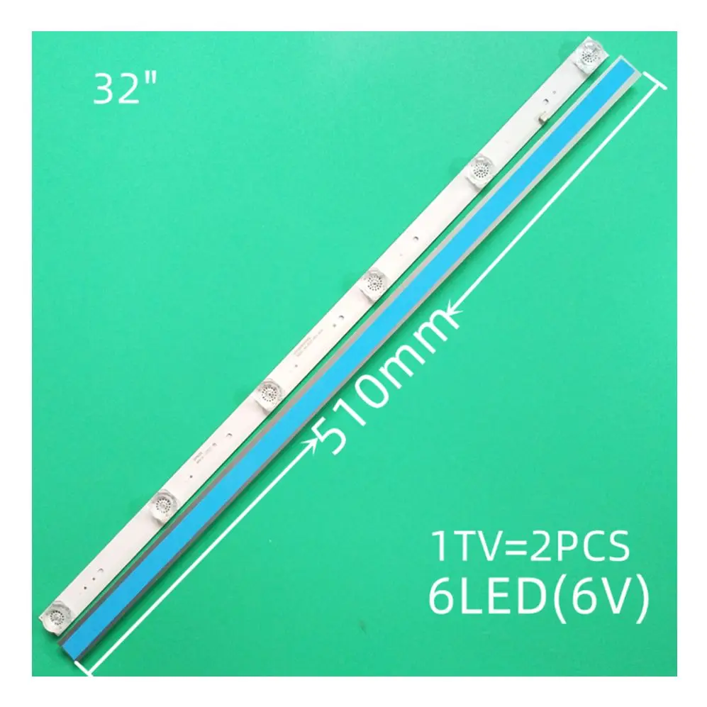 LED TV الإضاءة CC02320D510V06 ل CC02320D510V06 32E20 2X6 6S1P 1910 0D20 DEXP F32D7000 F32D7000C/W