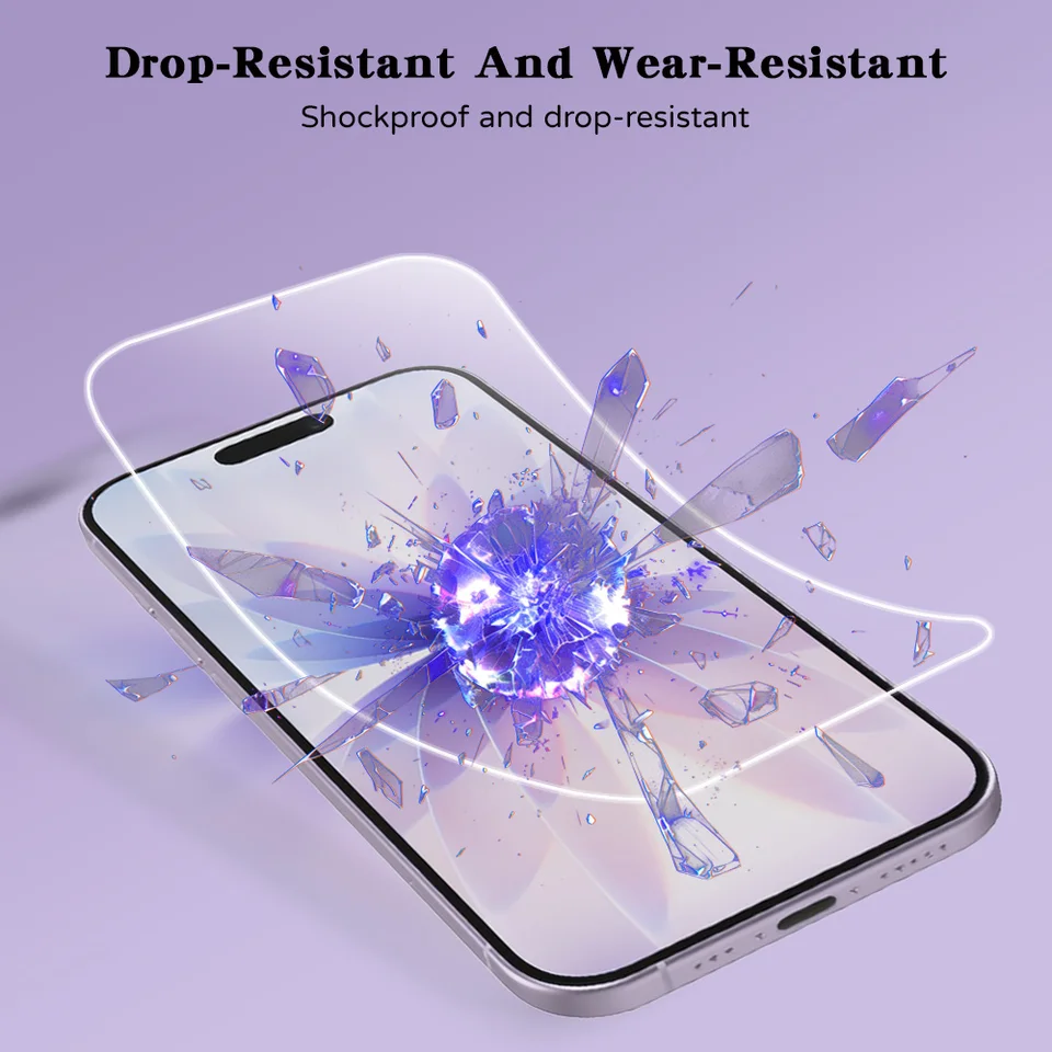 1-5 Piezas Protector de Pantalla de Vidrio Templado HD Transparente para Apple iPhone Fold Ultra 18 17 16 15 14 Pro Max Plus Dureza 9H Protector de Pantalla 4