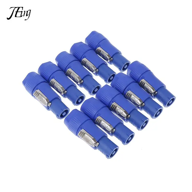 10Pcs NAC3FCA Speakon Plug 3 PIN Male Powercon Connector 20A 250V AC Power Plug