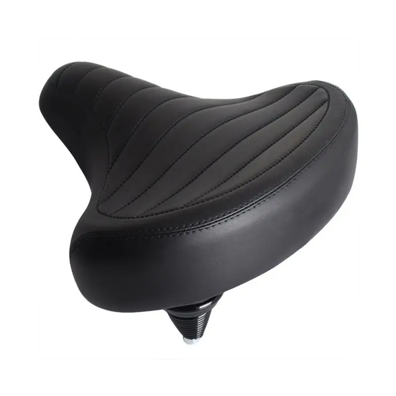 

Wide Bike Seat For Men Wide Bicycle Saddle Water Resistant Soft Wide Padded Shock Absorbing Bicycle Saddle For Mountain Road