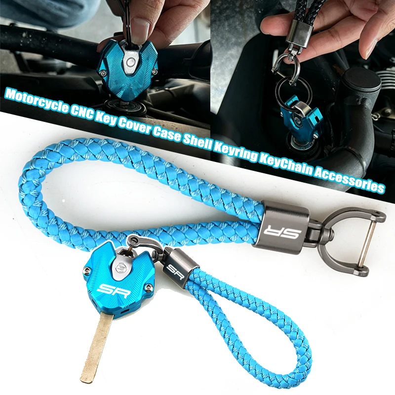 

Motorcycle Accessories For CFMOTO 675SR 250SR 300SR 450SR 250/300/450/675 SR/SRR/SS CNC Key Cover Case Shell & Keyring KeyChain