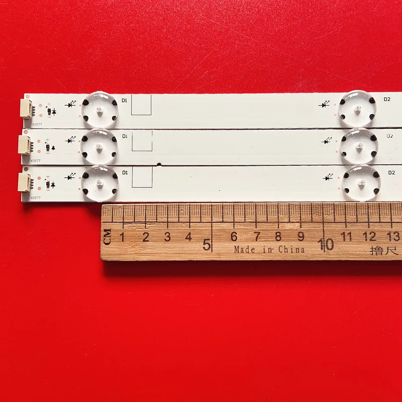 Bande de rétroéclairage LED, 772mm, 7LED, 3V, LC40SA5100M, 40SA5100, 40SA5200M, RUNTKB620WJZZ _ 40