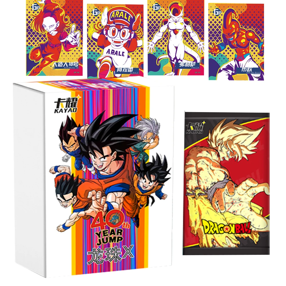 

Dragon Ball Card Anime Role Sun WuKong Vegeta 40th Anniversary Trading Battle Booster Box Game Children Collection Card Gift Toy