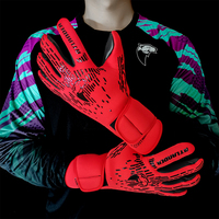 Goalkeeper Gloves Latex Football Wrist Strap Kids Adults Anti-Slip High Quality Soccer Strong Grip Match Training Goalie Glove