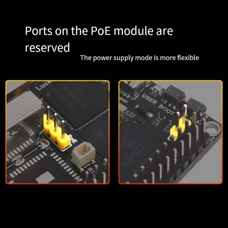 Imagem -05 - Placa de Desenvolvimento Luckfox Pico Ultra Suporta Fonte de Alimentação Ethernet Poe 8gb Emmc Rv1106 Risc-v Linux 8gb