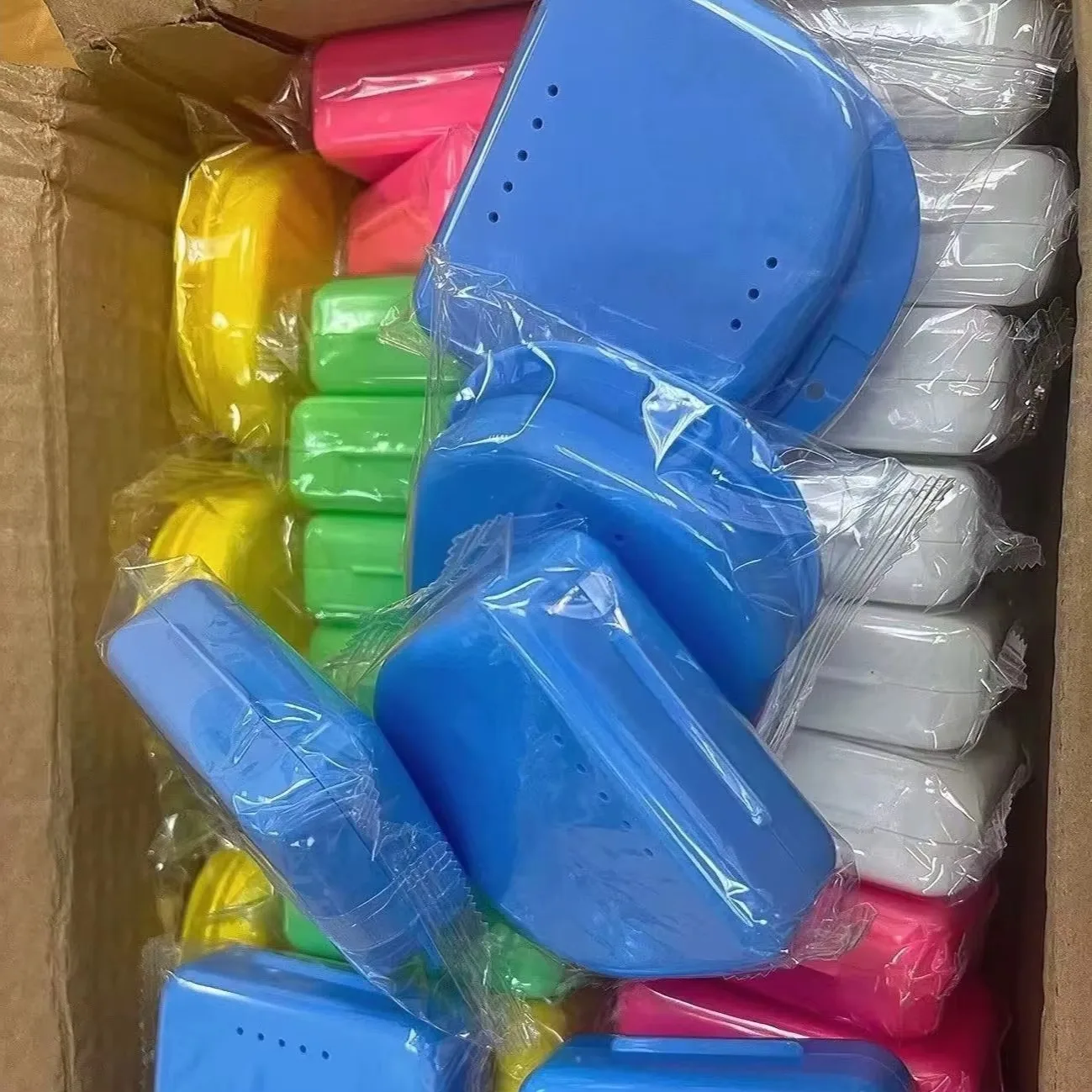 50plastic-oral-hygiene-supplies-tray-denture-storage-box-dental-retainer-orthodontic-mouth-guard-container-dental-appliance-case