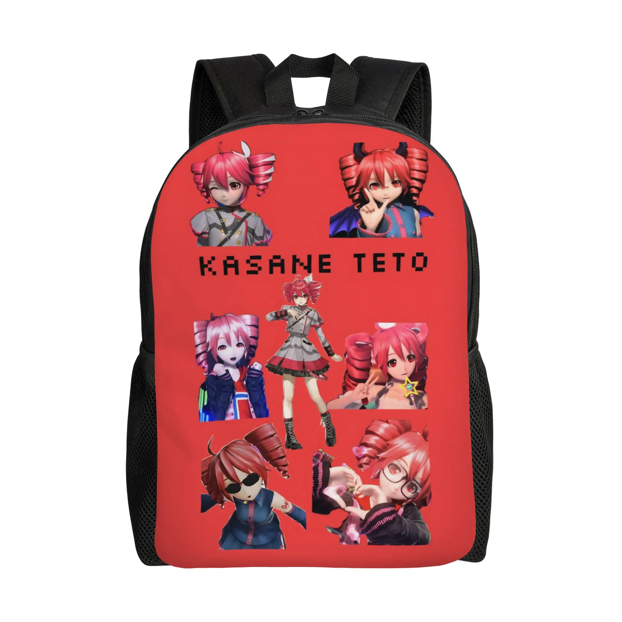Рюкзак Pearto Poteto Anime Kasane Teto Virtual Singer, легкий молодежный рюкзак, модные школьные сумки, рюкзак для активного отдыха
