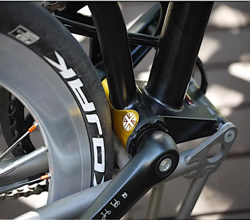 Litepro Für Brompton Fahrrad Tretlager Schutz Aufkleber Klapp Fahrrad Hinterradgabel Schutz Blatt – Detail 20
