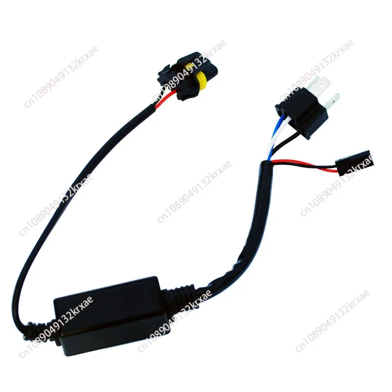 12V H4 line group car lamp xenon lamp wiring harness one drag hid wiring harness car lamp variable light No. 3 single side line