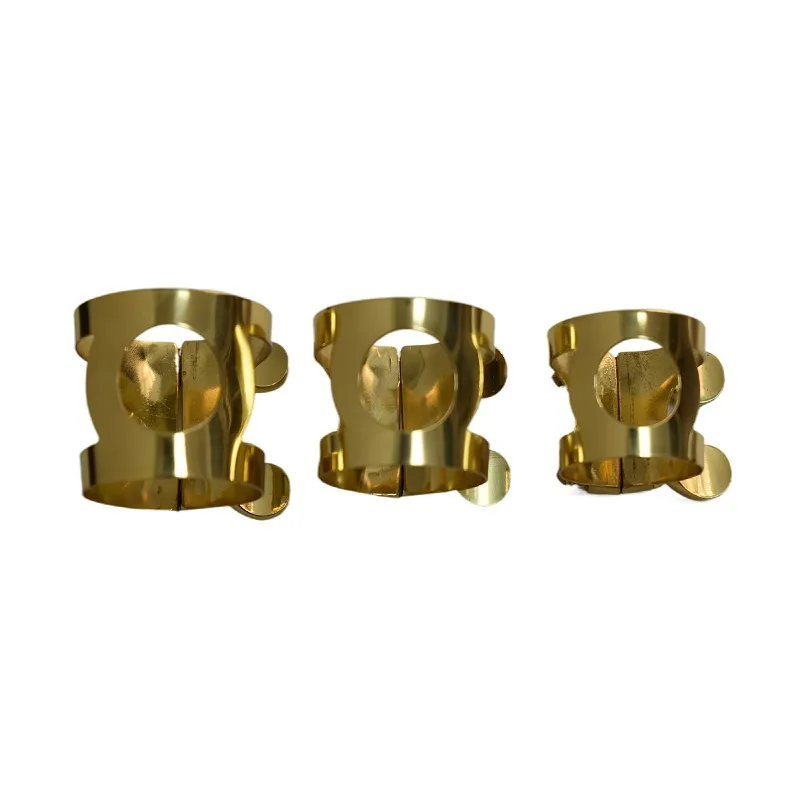 Brass Saxophone Ligature Mouthpiece Fastener For Alto Tenor Soprano Sax Wind Instrument Replacement Accessories