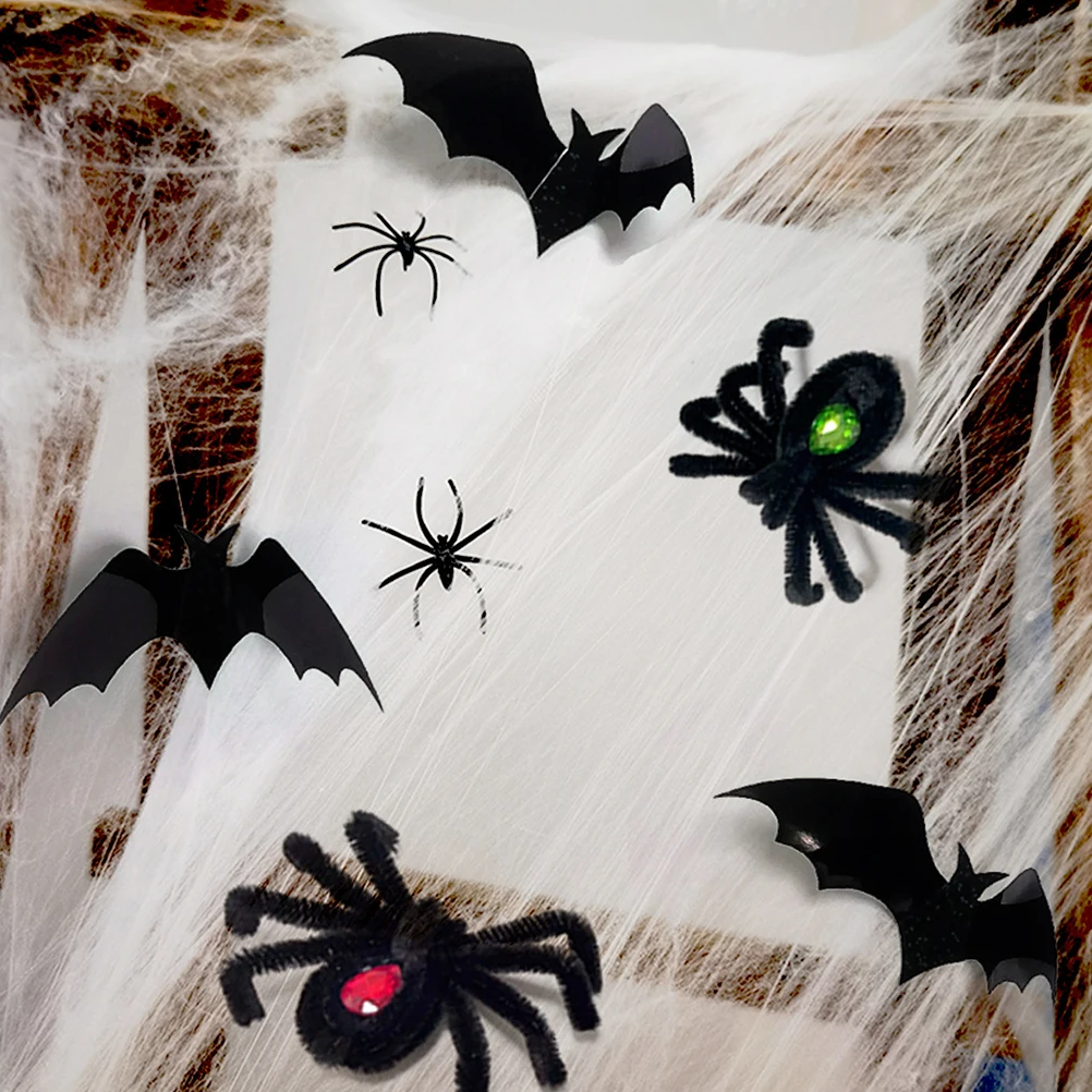 

Spider Decoration Props Halloween Artificial Decorations Polyester Fake Spiders