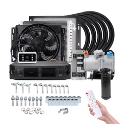 Compressore elettrico universale per climatizzazione automatica automobilistica 12V 24V per condizionatore A/C classico caldo per furgone da strada