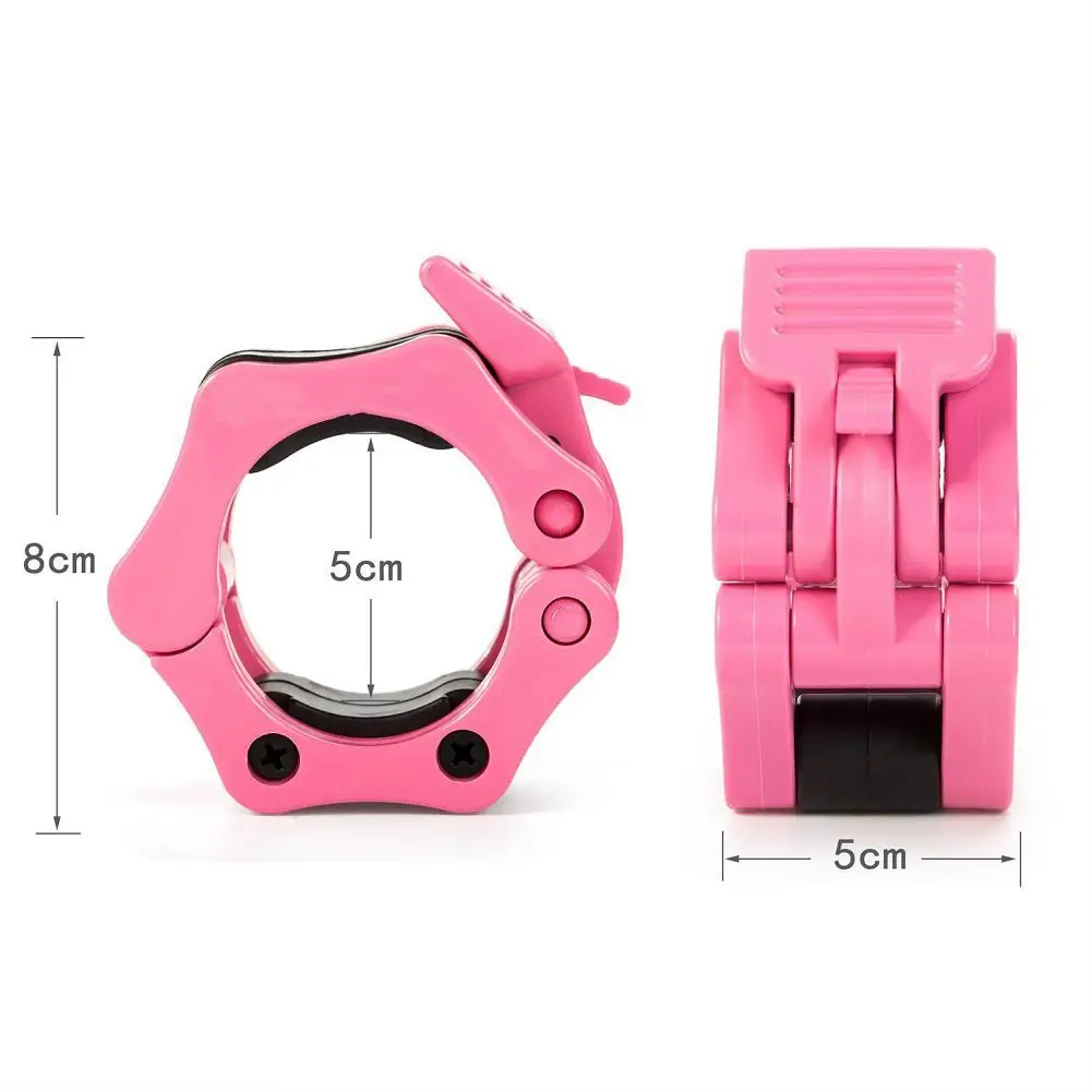 1 paar 2 "Gewichtheben Hantel Kragen Fitness Crossfit Quick Release Hantel Klemme Powerlifting Musculation Lift Gym Ausrüstung – Detail 3