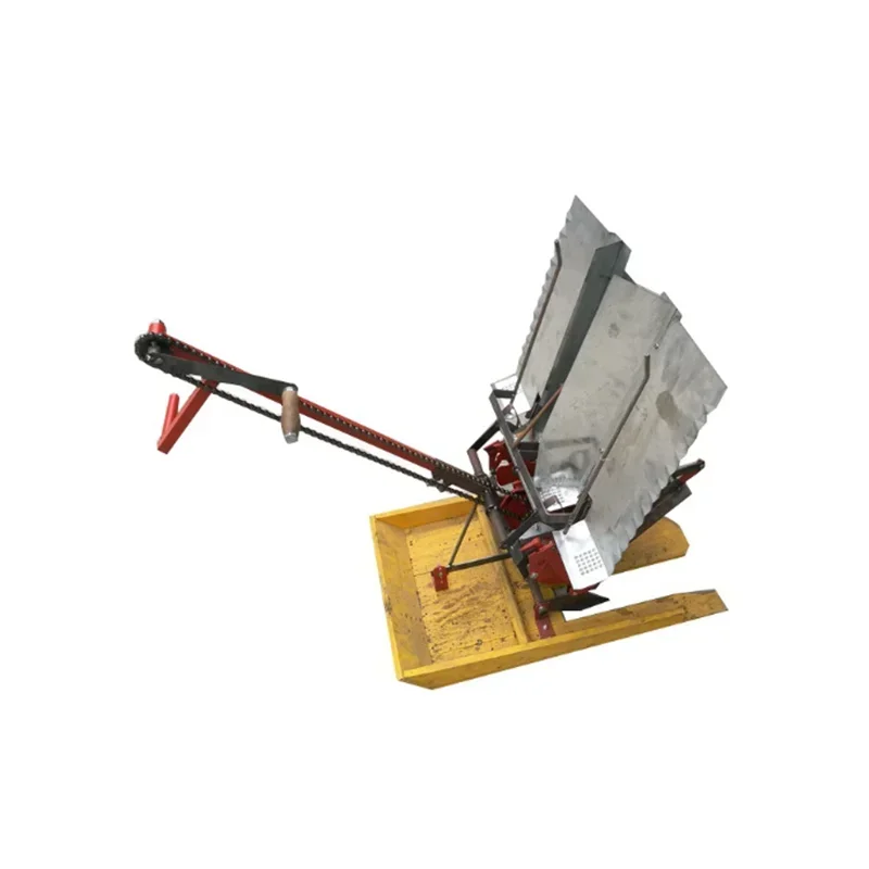 Профессиональный заводской 2-рядный трансплантатор для риса 2-рядная машина для посадки риса Ручной трансплантатор для риса