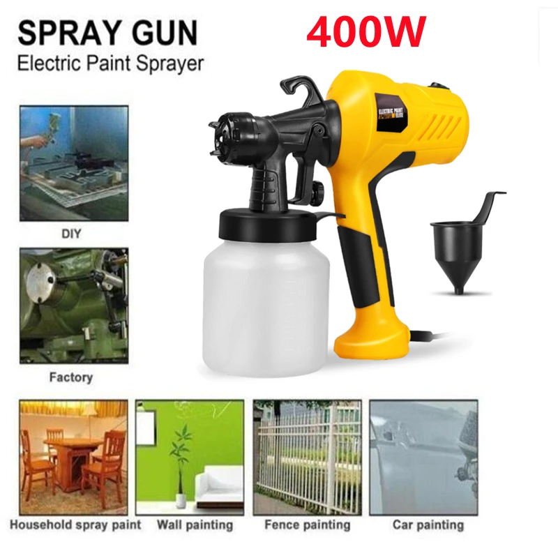 

800ml High-Pressure Electric Disinfection Water Spray Paint Sprayer Electric Sprayer Gun Detachable Airbrush Paint Spraying Tool