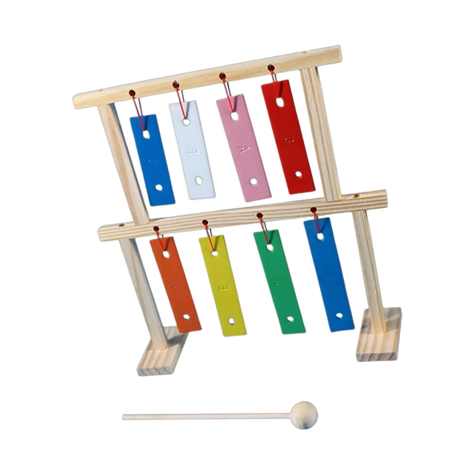 Wooden Xylophone DIY Craft Baby Musical Instrument for School Kids Girls