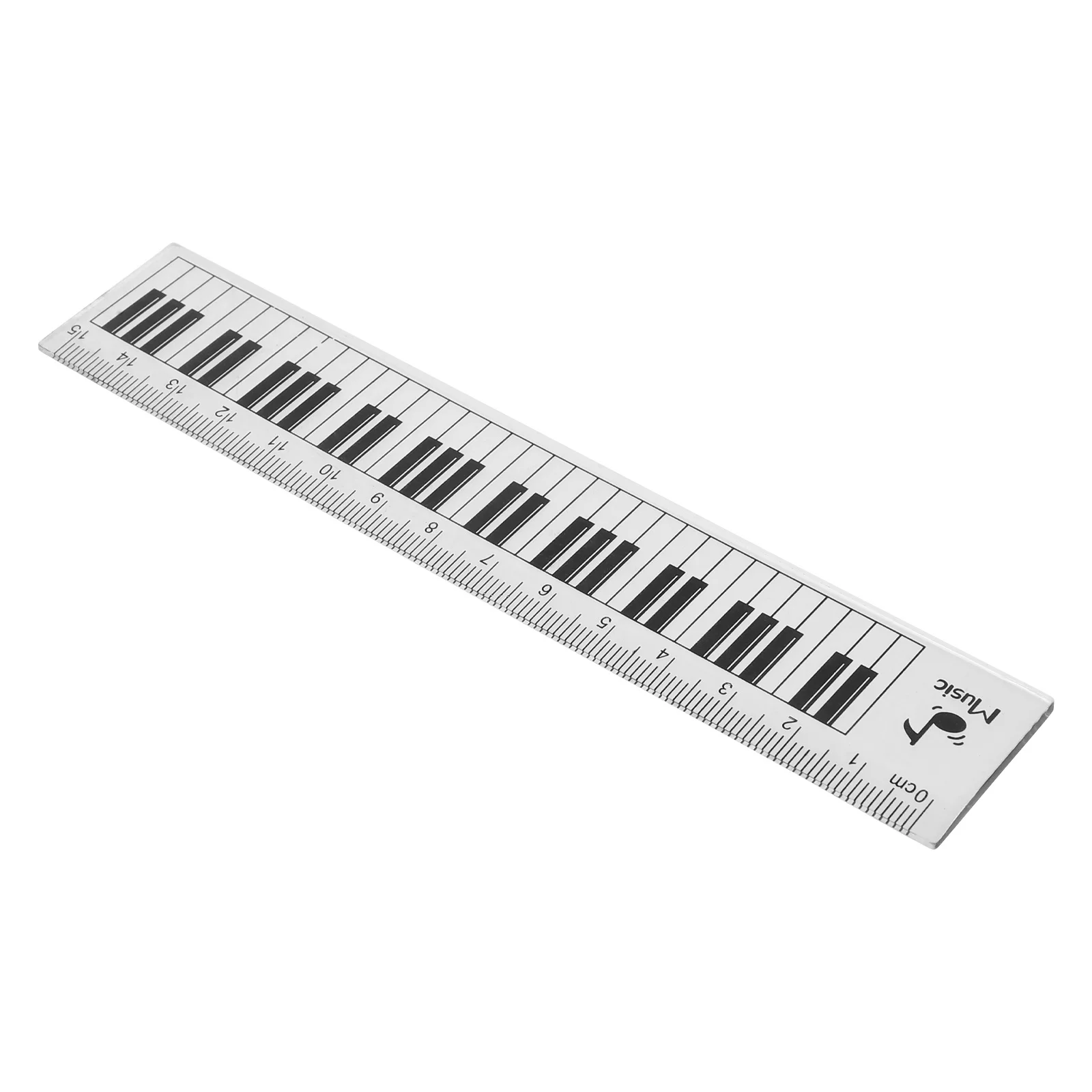 Piano Keyboard Design Measuring Ruler Tool Math Drawing Straight Ruler Professional Drafting Set For Students Artists