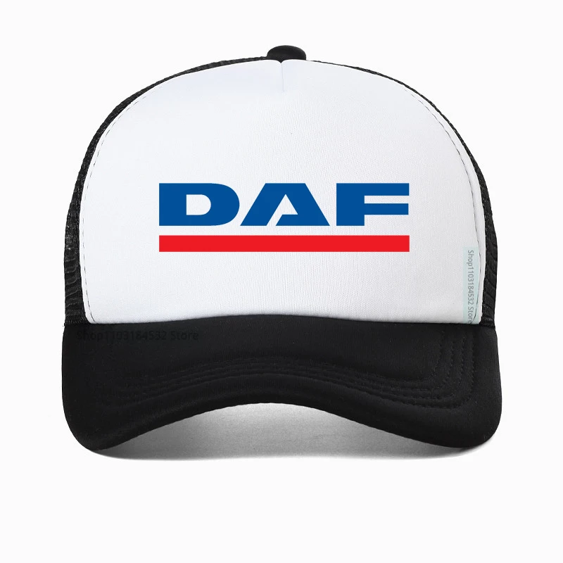 

DAF Baseball Cap New Casual Adjustable DAF Hat Unisex Caps Cool Summer Unisex Mesh Trucks Net Cap