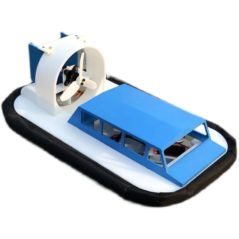 RC Hovercraft Finished Model DIY Kit Amphibious Wind Powered Boat Model Kit