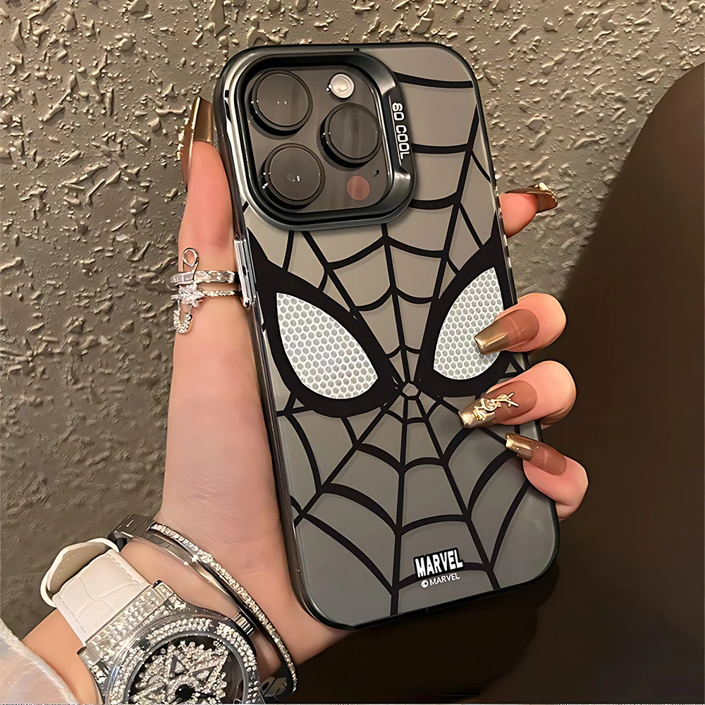 HOT Marvel Spider Man Black White Cool Case for Xiaomi Redmi A1 13C 9C 9T Note 7 8 9 9S 10 11 12 13 Pro K60 Ultra 4G 5G Cover