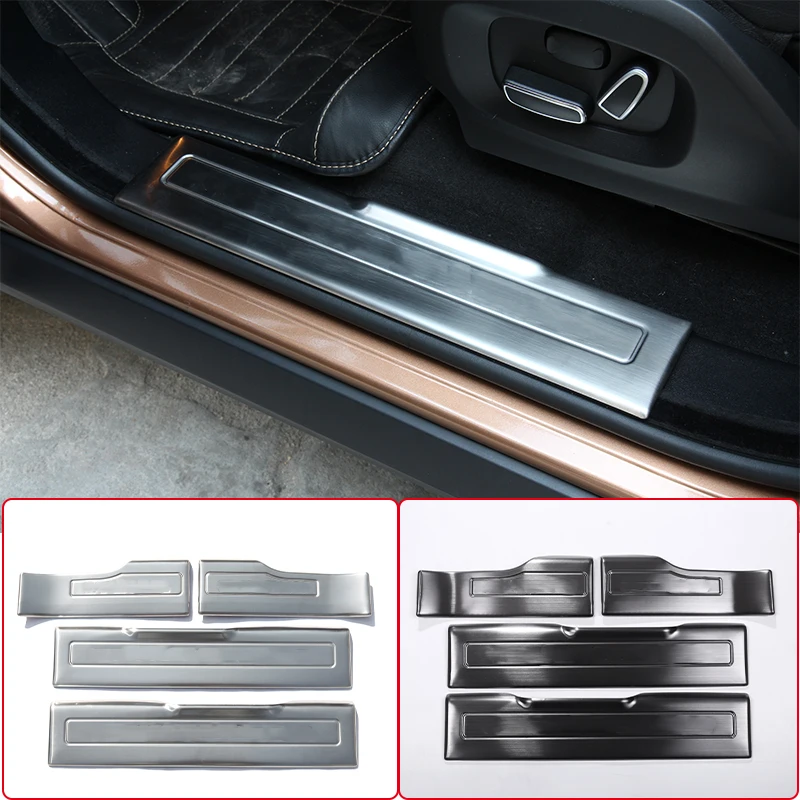 

For Land Rover Range Rover Evoque 2012-2018 Stainless Steel Door Sill Scuff Plate Trim Thresholds Guards Sills Car Accessories