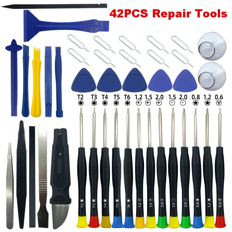 22/34/40/42 in 1 Mobile Phone Repair Tool Kit Screwdriver Set Disassembly Precision Magnetic Bits for iPhone Samsung Xiaomi