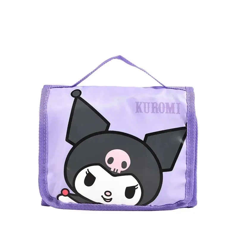 

Дорожная сумка Hello Kitty Kuromi для девочек, аниме-фигурка My Melody, портативная складная сумка для хранения Sanrios большой вместимости Cinnamoroll