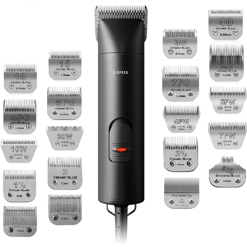 

Профессиональное сменное керамическое лезвие для домашних животных для машинок для стрижки собак Andis Versa, AG, AGC, AGP, DBLC, MBG, SMC, AGRV/Oster A5/Wahl KM серии