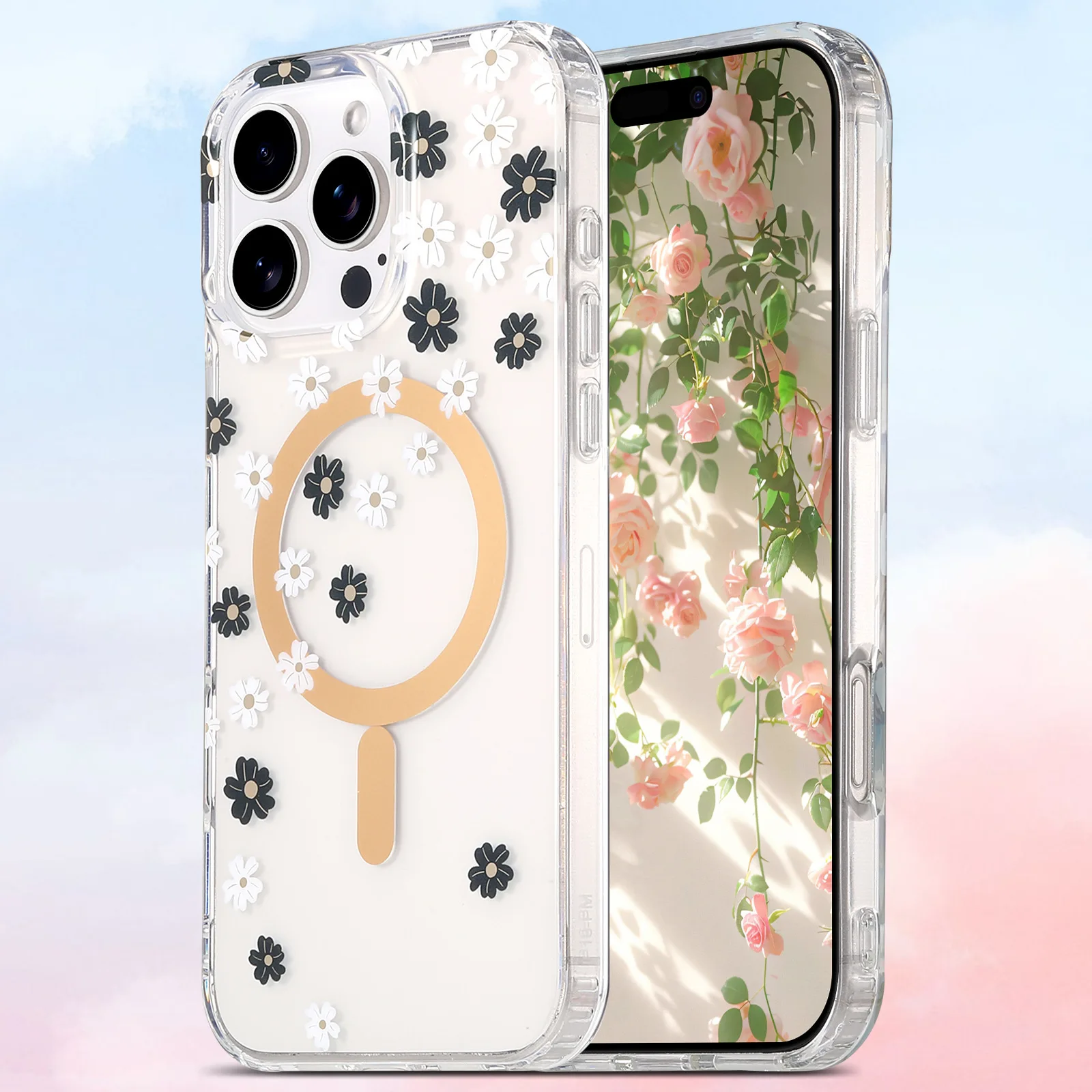 

Flowers Phone Case For iPhone 16 Pro Case iPhone 15 13 11 12 14 Pro Max 13 Mini 16 Plus Translucent Slim Silky Skin Back Cover