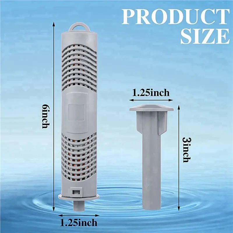 LLCS-8 Pcs Spa Mineral Filter Stick Spa Mineral Sticks Hot Tub Zinc Mineral Stick