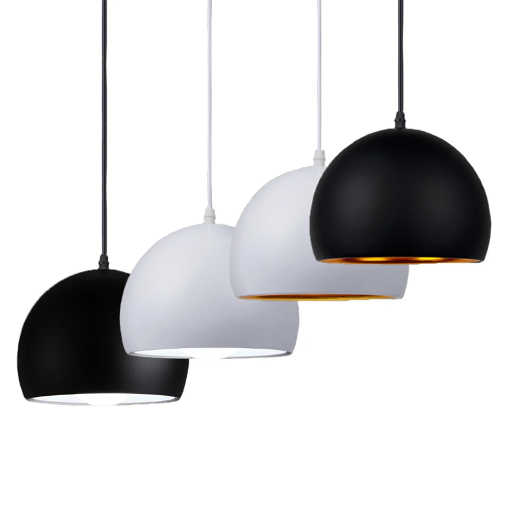 

Simple Ball Restaurant Ceiling Lamp E27 Pendant Light Dining room Dining Table Home Interior Decor Lamp