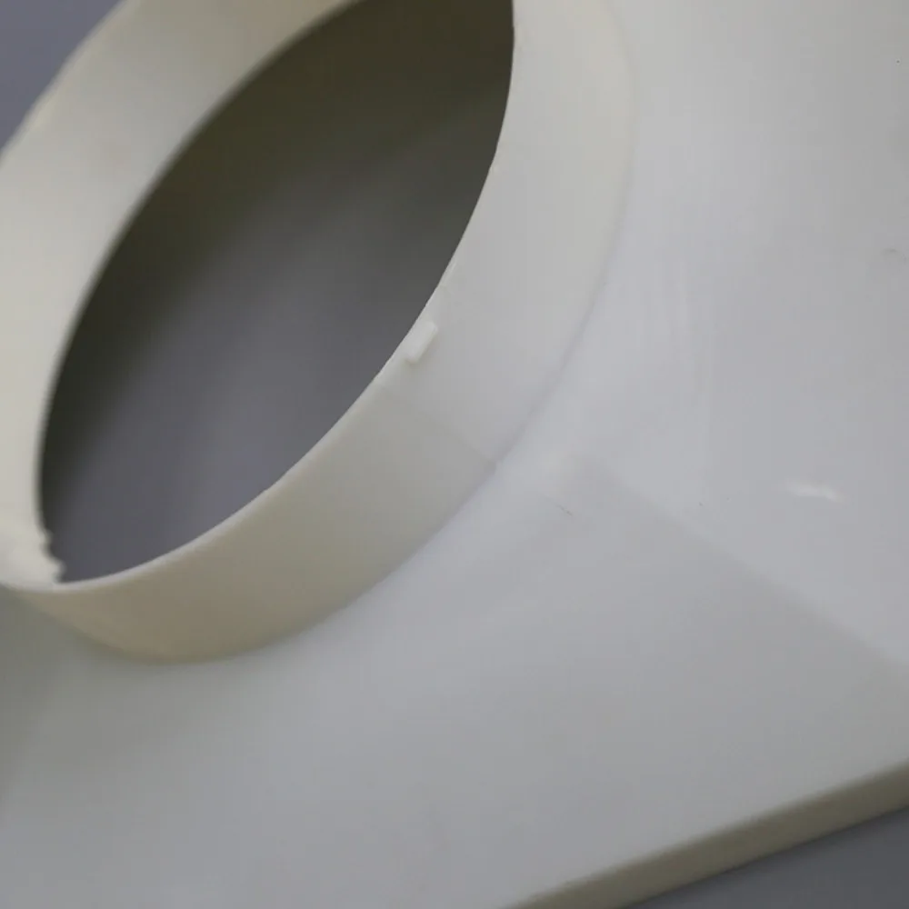 Plastic Square To Round AC Exhaust Hose Adapter, Air Conditioner Duct Connector Interface for Portable AC Vent Pipe 1PC