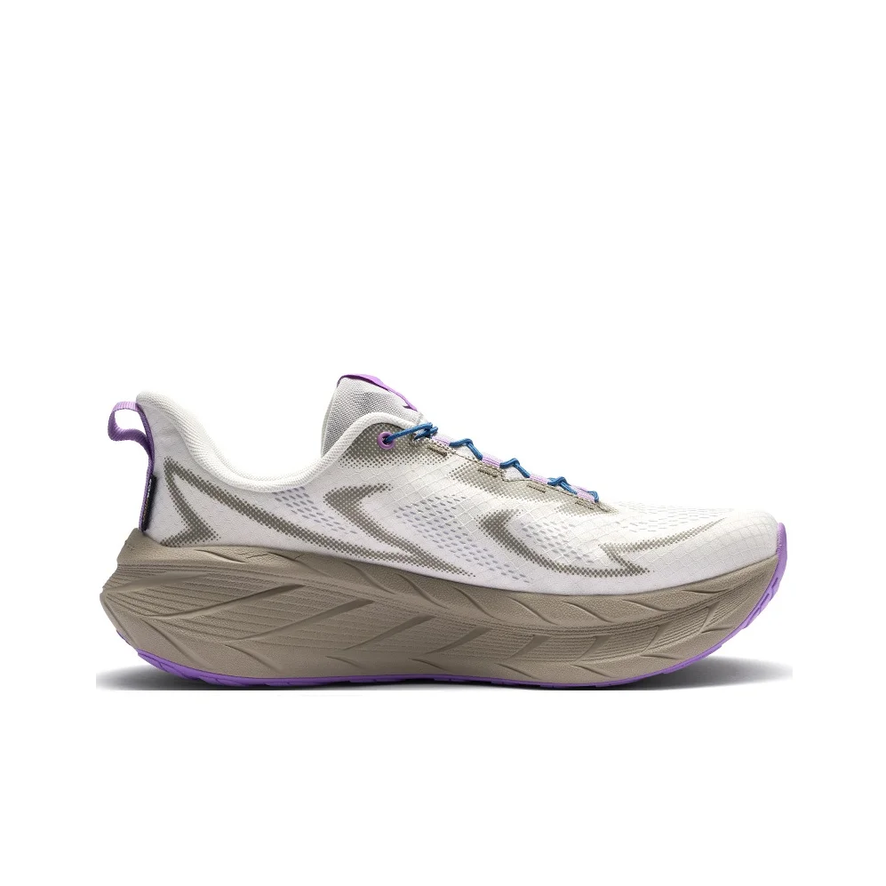 BMAI Expedition Pure 2.0 All Weather Running Shoes Women's Low Top Khaki/Mocha/Beimi Purple XRPL014-4