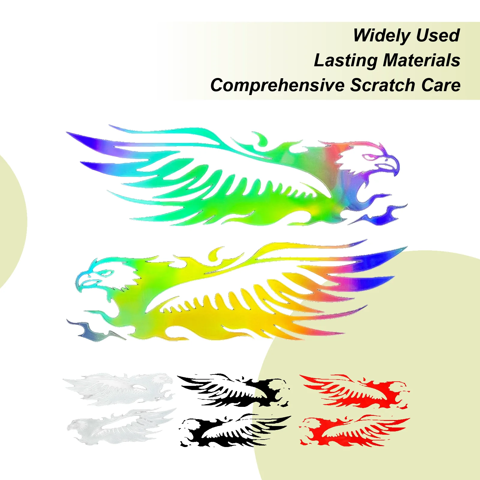 

Наклейки и наклейки на мотоцикл, автомобильные наклейки, дизайн с орлом, винтажная светоотражающая водонепроницаемая самоклеящаяся нашивка для транспортных средств, велосипедов