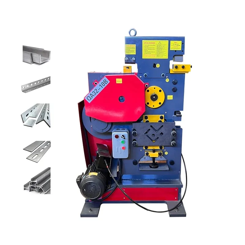 All-in-one machine QA32-12b Automatic metal cutting machine Electric mechanical angle shearing for the construction industry