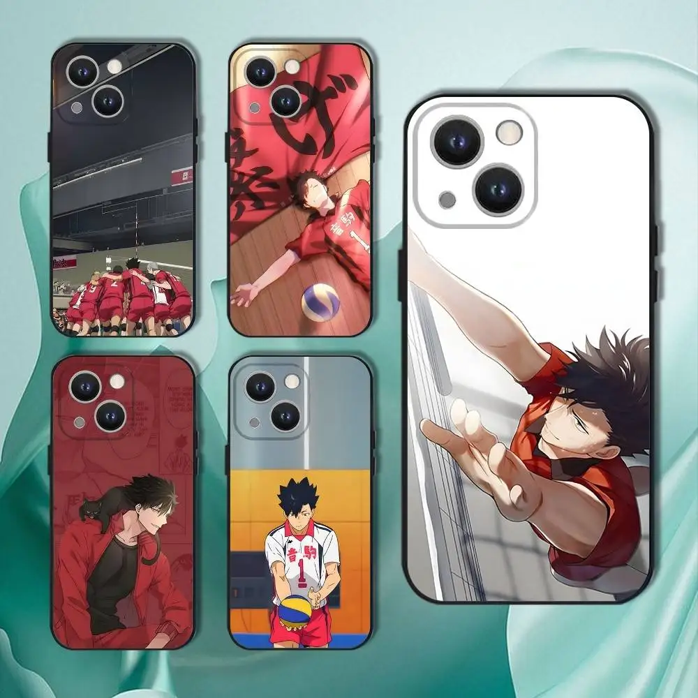

Tetsuro Kuroo Anime Phone Case For iPhone 16,15,14,13,12,11,Pro,XS,Max,XR,Plus,E,SE4,Mini Black Soft Cover