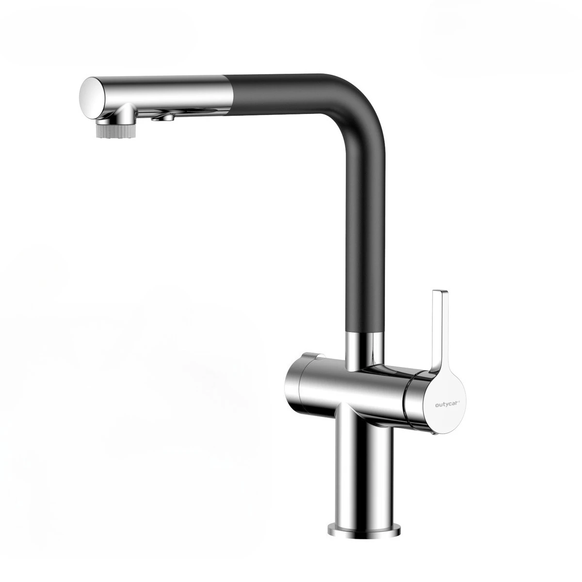 3-in-1 kitchen faucet Lead-Free Solid Brass Flexible Pullout Filter Water Tap for Bar Sink Spray & Aerated Stream Multiple Color