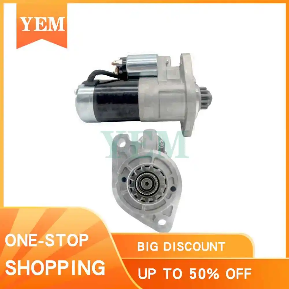 For MITSUBISHI K4N K4D S3L S3L2 E305CR 303 E3 12V 13T 1.8KW Starter Motor 199-2334 M1T68281