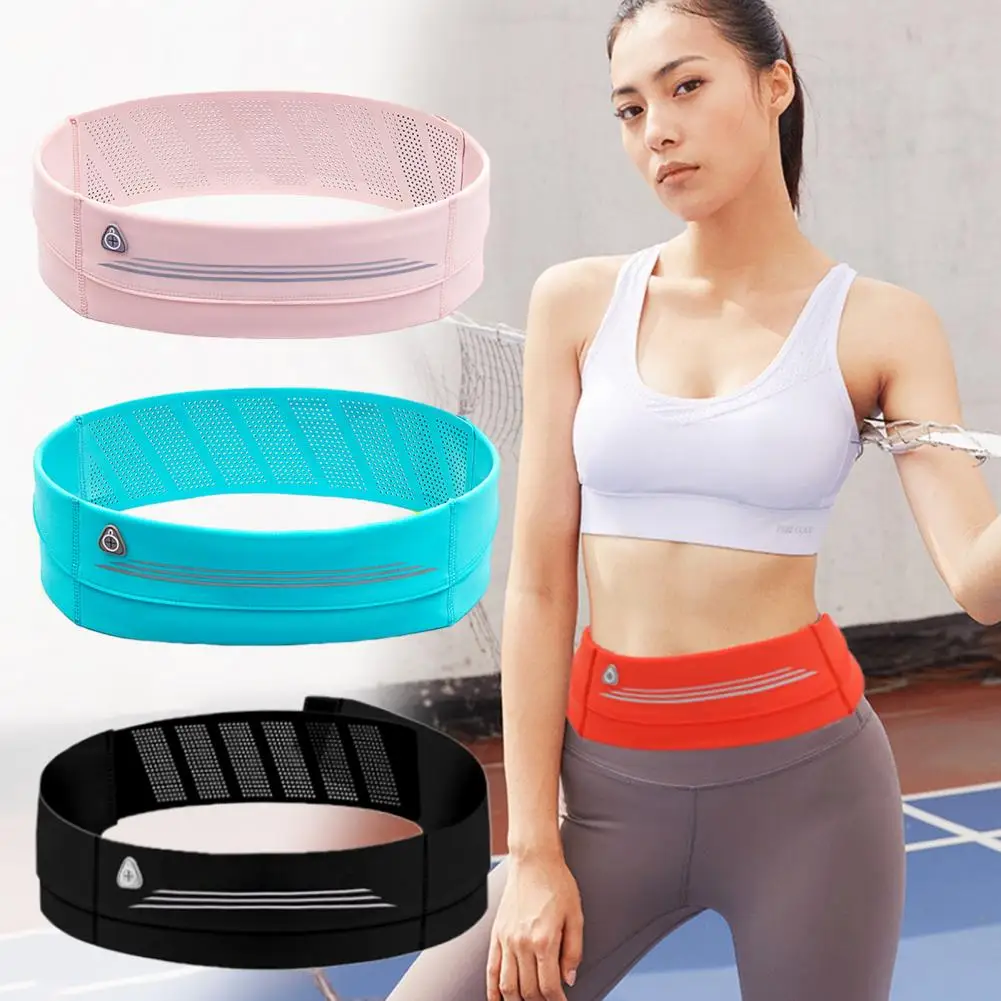 Capacity Fanny Pack Running Fanny Pack with Reflective Coating Ultra-thin Breathable Running Belt Capacity Waist Pouch for Men