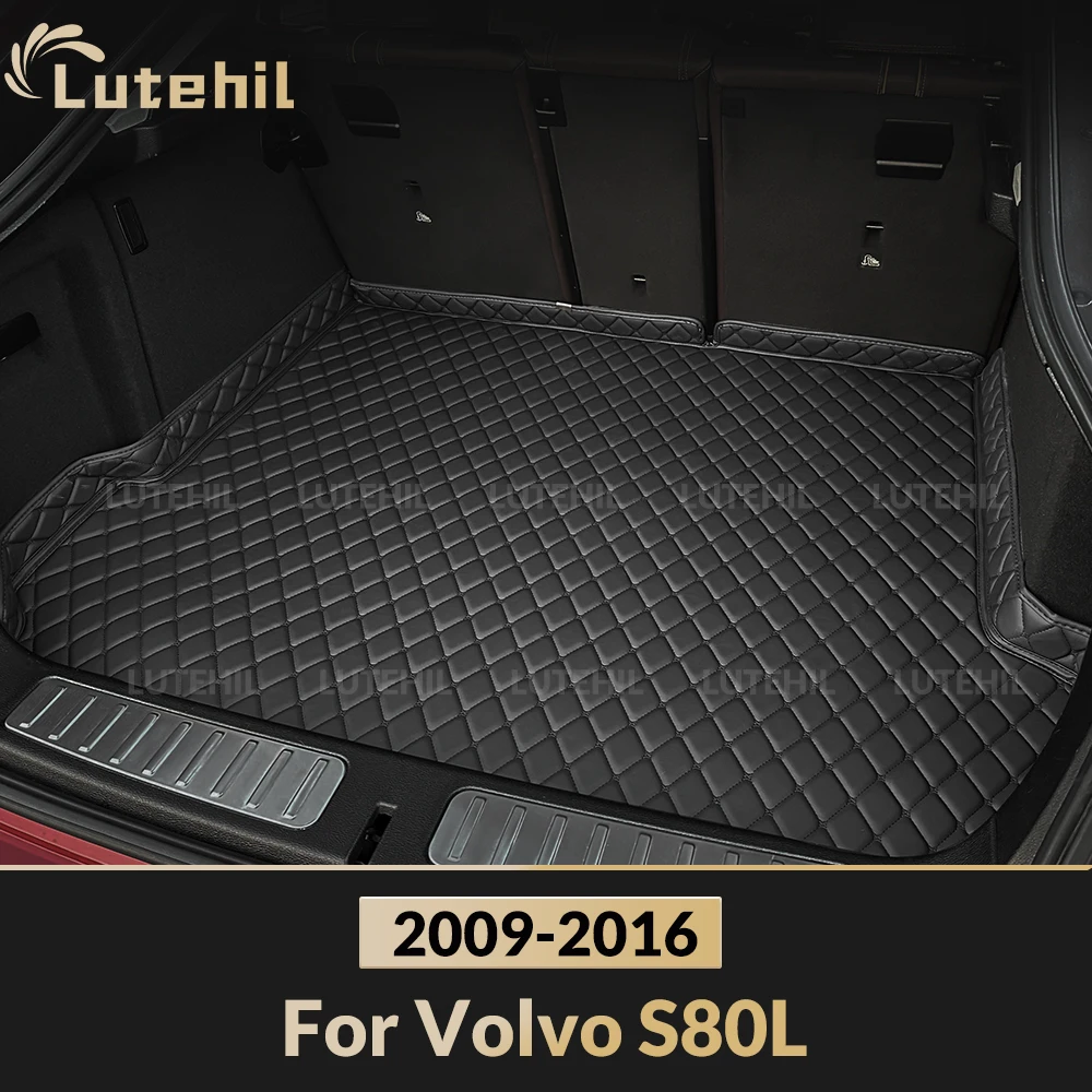 

For Volvo S80L 2009-2016 15 14 13 3D Car Trunk Mat Cargo Liner All Weather Interior Protection Accessories