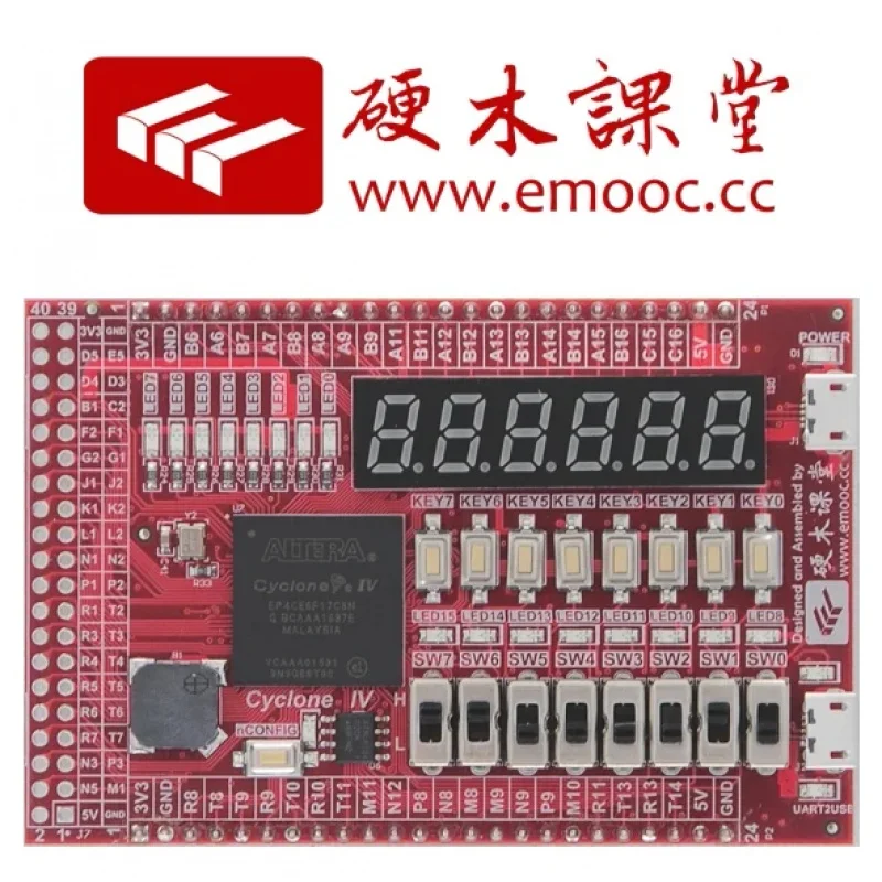 AlteraCyclone IV On- Blaster; Cable Provides Power And Enables Debugging Of The On-Board UART-To-USB Circuit