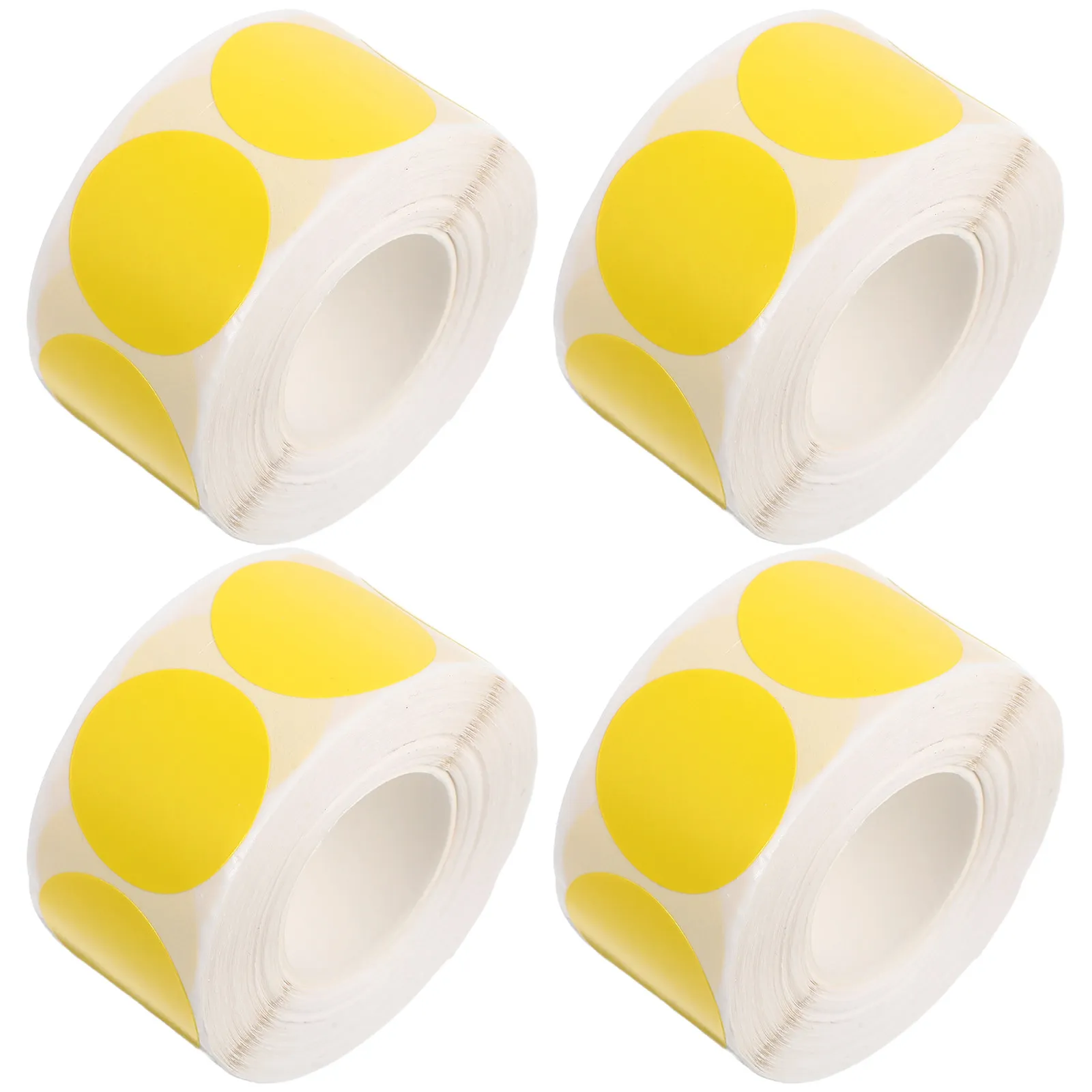 

1000Pcs Coding Labels Blank Round Stickers Strong Adhesive Writable Circle Dots for Garage Sale Inventory Classroom Decor