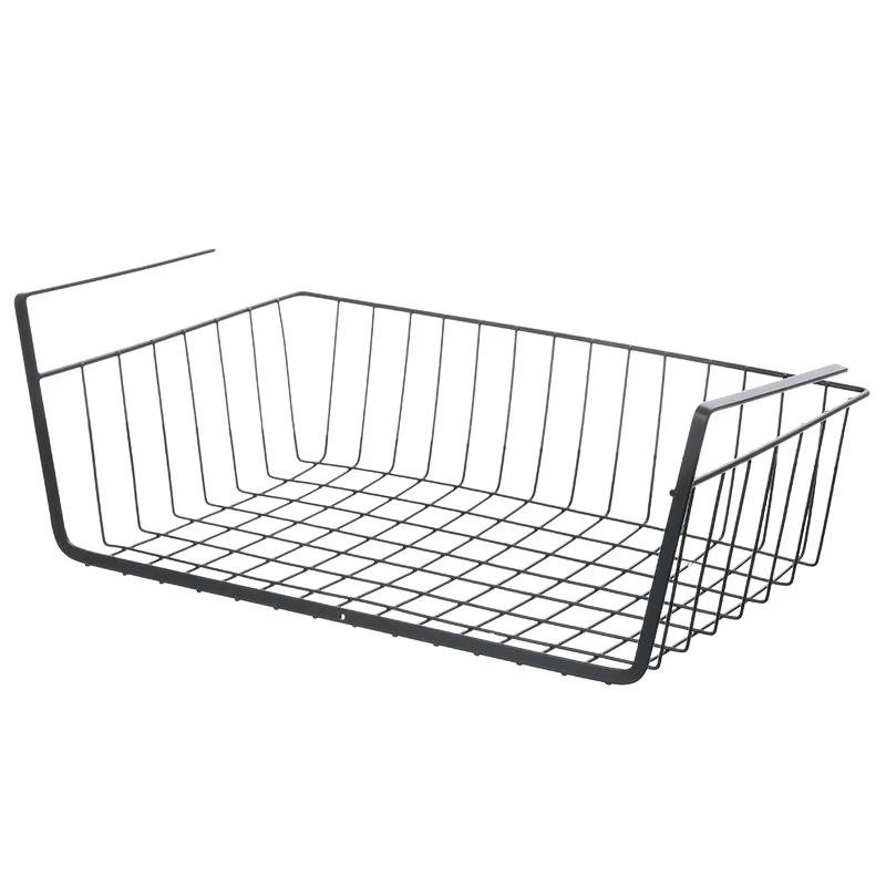 Hot    Hanging Basket Under The Kitchen Divider   Mesh Closet Storage Rack    Multifunctional Desktop Storage Basket