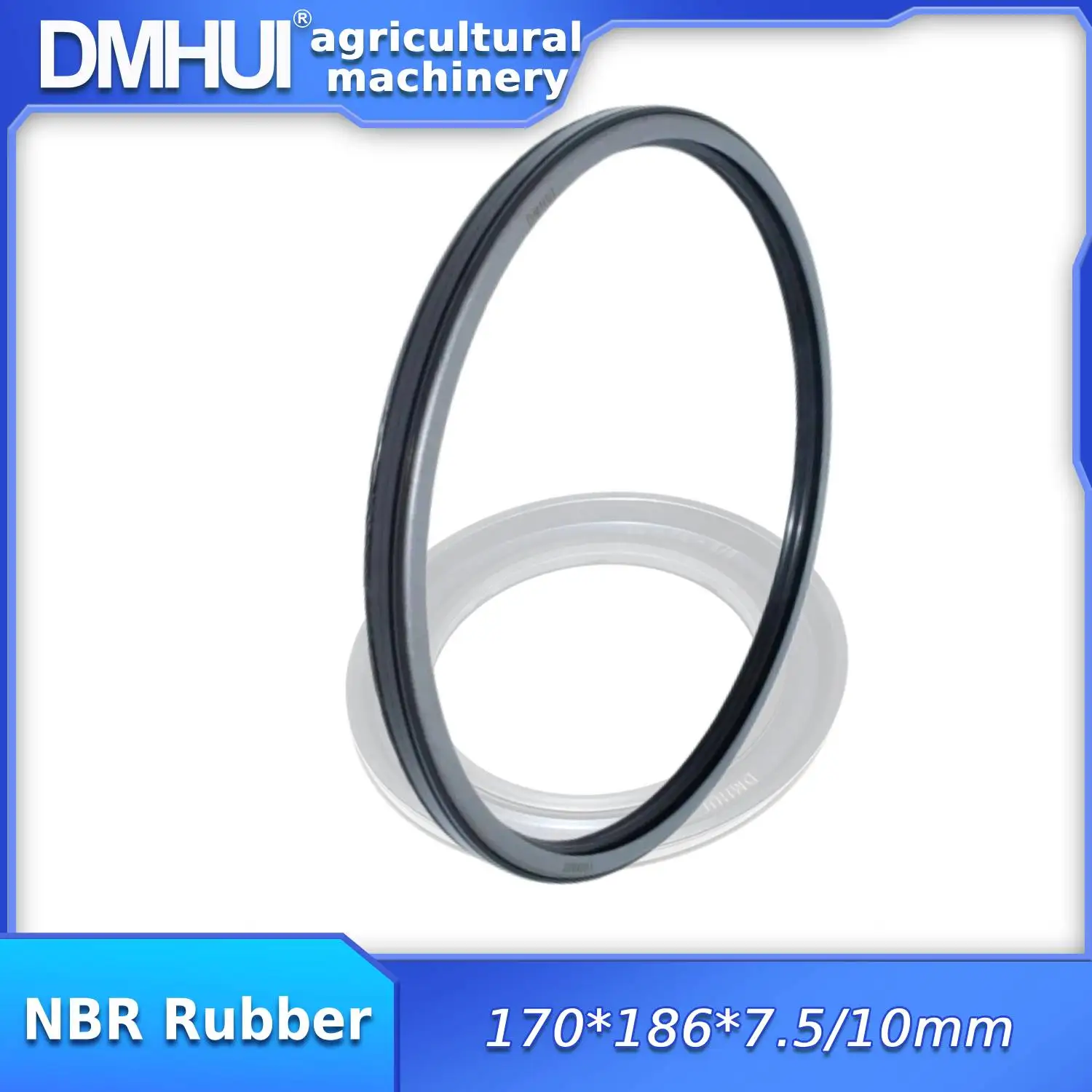 DMHUI AE8190E Hub oil seal with 170x186x7.5/10mm size Hinomoto C 144 tractor  ISO 9001:2008